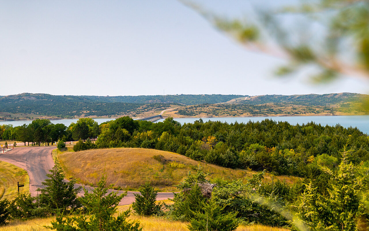 Landscape missouri river south dakota